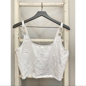 Venus White Crop Top